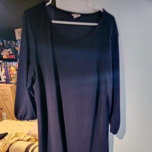 Cato 22/24 Navy Dress with Tiered bottom